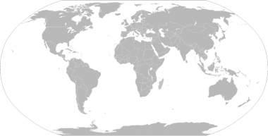Spelet Träna på världskartan