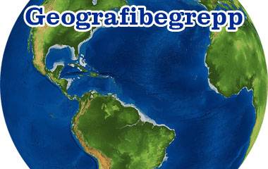 Spelet Geografibegrepp