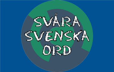 Spelet Svåra svenska ord