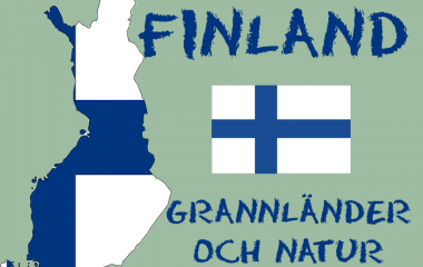 Spelet Finland - grannländer och natur