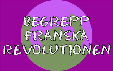 Spelet Begrepp Franska revolutionen
