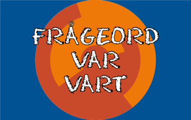 Spela Frågeord var/vart Spelet Frågeord var/vart