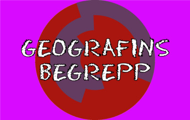 Spela Geografins begrepp Spelet Geografins begrepp