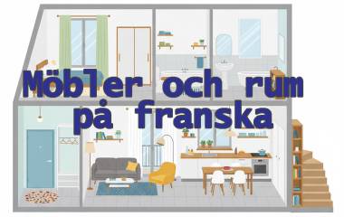 Spela Möbler och rum på franska Spelet Möbler och rum på franska