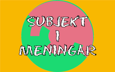 Spelet Subjekt i meningar