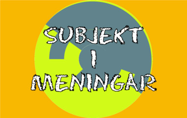 Spela Subjekt i meningar Spelet Subjekt i meningar