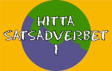 Spelet Hitta satsadverbet i bisatser