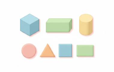 Spelet Geometriska former - Grunderna