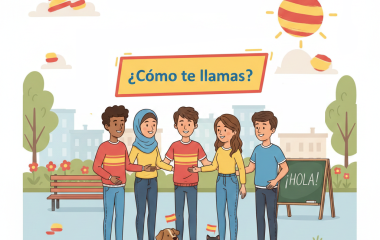 Spelet Verbet LLAMAR (att heta och presentera sig)