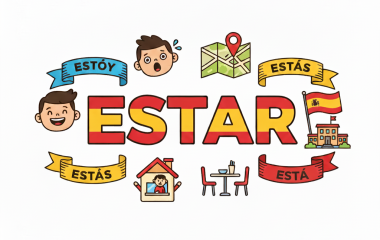 Spelet Verbet ESTAR - läge och plats