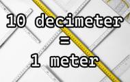 Spela Omvandla meter till decimeter