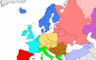 Spela Världsdelen Europa