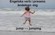 Verb i presens: ändelsen -ing