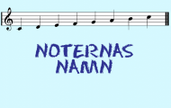 Spela Noternas namn