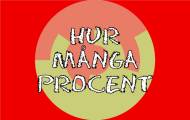 Spela Hur många procent?