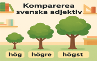 Komparera svenska adjektiv