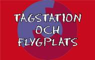 Spela Tågstation och flygplats