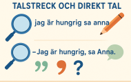 Spela Talstreck och direkt tal