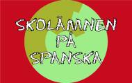 Skolämnen på spanska