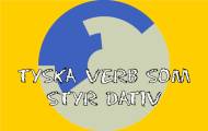 Spela Tyska verb som styr dativ
