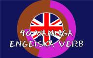 40 vanliga engelska verb