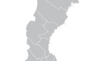 16 svenska städer på kartan